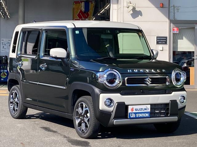 ハスラー ＨＹＢＲＩＤ　Ｘ　２ＷＤ　ＣＶＴ　全方位カメラ　ナビ装備　バックカメラ　オートライト　Ｂｌｕｅｔｏｏｔｈ　純正ナビ　プッシュスタート　シートヒーター　オートエアコン　禁煙車　衝突被害軽減システム　横滑り防止機能　衝突安全ボディ　盗難防止システム（6枚目）