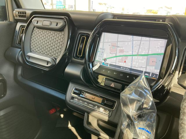 ハスラー ＨＹＢＲＩＤ　Ｘ　２ＷＤ　ＣＶＴ　全方位カメラ　ナビ装備　バックカメラ　オートライト　Ｂｌｕｅｔｏｏｔｈ　純正ナビ　プッシュスタート　シートヒーター　オートエアコン　禁煙車　衝突被害軽減システム　横滑り防止機能　衝突安全ボディ　盗難防止システム（19枚目）