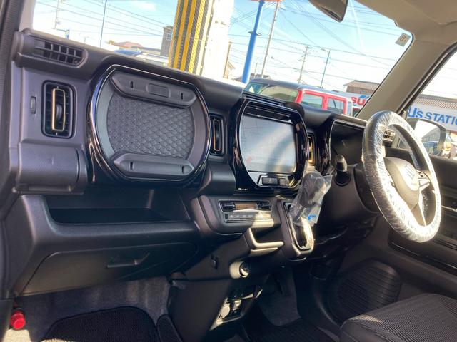 ハスラー ＨＹＢＲＩＤ　Ｘ　２ＷＤ　ＣＶＴ　全方位カメラ　ナビ装備　バックカメラ　オートライト　Ｂｌｕｅｔｏｏｔｈ　純正ナビ　プッシュスタート　シートヒーター　オートエアコン　禁煙車　衝突被害軽減システム　横滑り防止機能　衝突安全ボディ　盗難防止システム（38枚目）