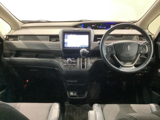 フリード G・ホンダセンシング 最長5年保証 ワンオーナ- ナビVXM-207VFNI TV Rカメラ CD録音 BTオーディオ DVD ドラレコ ETC LEDライト VSA シ-トヒ-タ- 両側電動ドア クルコン アルミ Fセグ(9枚目)
