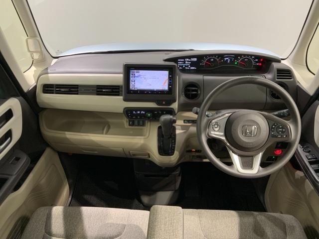 Ｎ－ＢＯＸ Ｇ・Ｌホンダセンシング　最長５年保証　ワンオーナ－　ナビＶＸＭ－１９４ＶＦＩ　ＴＶ　Ｒカメラ　ＢＴオーディオ　ＤＶＤ　ＥＴＣ　ＬＥＤライト　ＶＳＡ　片側電動ドア　クルコン　スマ－トキ－　盗難防止装置　整備記録簿　ベンチシ－ト（9枚目）