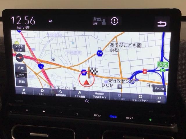 フリード エアーEX HSENSING 新車保証 試乗車 ワンオ-ナ- ナビLXM-247VFLI TV Rカメラ CD録音 BTオーディオ DVD ETC LEDライト VSA 両側電動ドア シ-トヒ-タ- クルコン(6枚目)