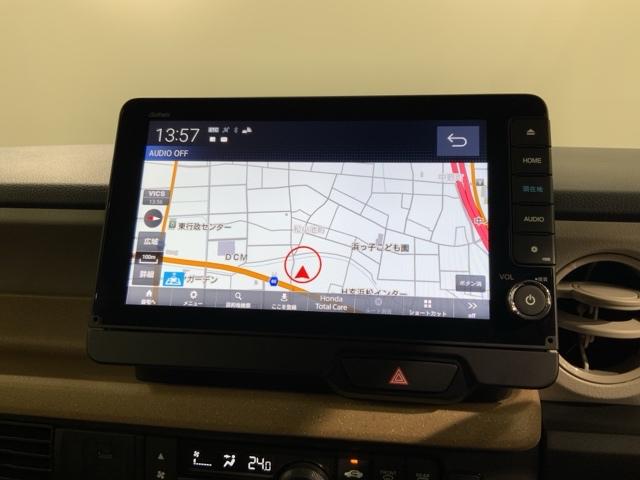 N-BOX ベースグレード H SENSING 新車保証 試乗車 ワンオーナー ナビLXU-242NBi TV Rカメラ CD録音 BTオ-ディオ DVD シ-トヒ-タ- ETC LEDライト 両側電動ドア VSA スマ-トキ-(6枚目)