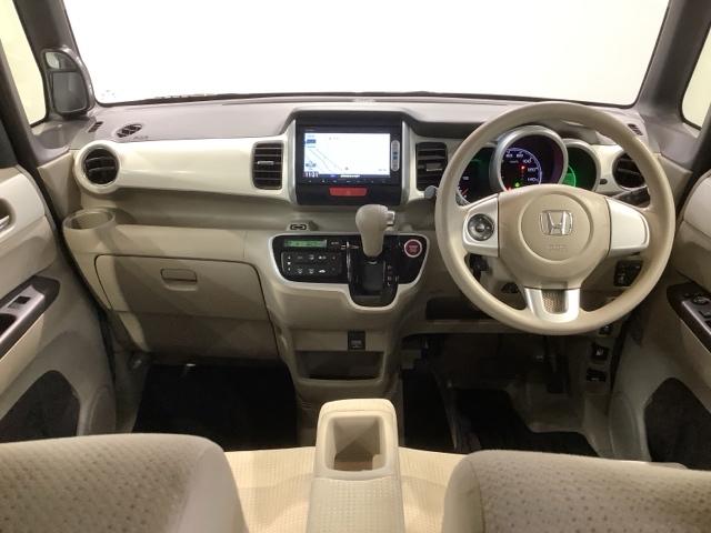 N-BOX 2トーンカラースタイルG・Lパッケージ 2ト-ン 1年保証 ワンオ-ナ- ナビVXM-155VSi TV Rカメラ BTオ-ディオ DVD VSA アルミ スマ-トキ- スペアキ-盗難防止装置 整備記録簿 ドアバイザ- ベンチシ-ト AAC(7枚目)