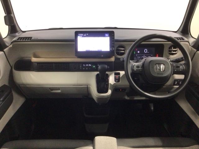 N-BOX ベースグレード HSENSING 新車保証 試乗車 ワンオ-ナ- ナビLXU-242NBI TV Rカメラ CD録音 BTオーディオ DVD シ-トヒ-タ- ETC LEDライト VSA 両側電動ドア クルコン 禁煙(9枚目)