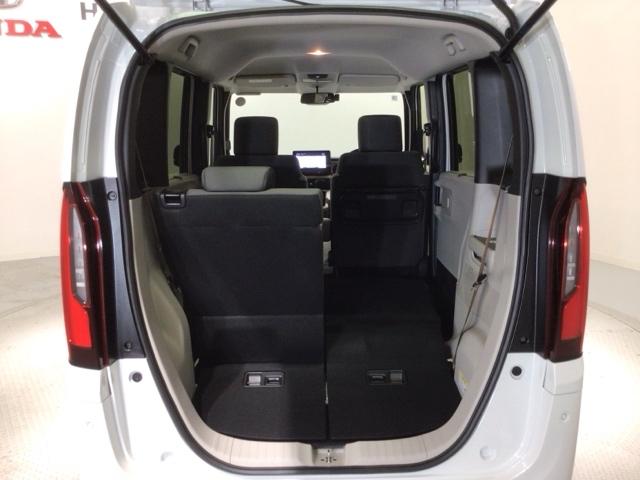 N-BOX ベースグレード HSENSING 新車保証 試乗車 ワンオ-ナ- ナビLXU-242NBI TV Rカメラ CD録音 BTオーディオ DVD シ-トヒ-タ- ETC LEDライト VSA 両側電動ドア クルコン 禁煙(30枚目)