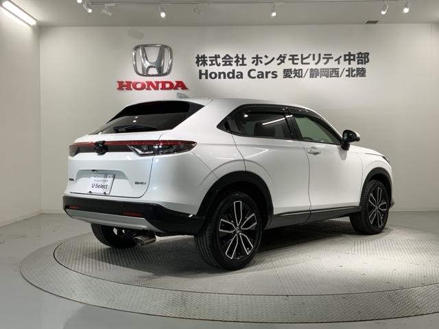 ヴェゼル ｅ：ＨＥＶＺ　Ｈ　ＳＥＮＳＩＮＧ　最長５年保証　ワンオ－ナ－　純正ナビ　ＴＶ　Ｒカメラ　マルチビュ－　ＢＴオ－ディオ　ドラレコ　ＥＴＣ　ＬＥＤライト　ＶＳＡ　クルコン　アルミ　スマ－トキ－　盗難防止装置　整備記録簿（50枚目）