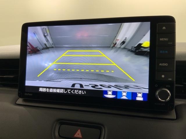 ヴェゼル ｅ：ＨＥＶＺ　Ｈ　ＳＥＮＳＩＮＧ　最長５年保証　ワンオ－ナ－　ナビＶＸＵ－２１５ＶＺｉ　ＴＶ　Ｒカメラ　ＣＤ録音　ＢＴオ－ディオＤＶＤ　ＥＴＣ　ＬＥＤライト　ＶＳＡ　シ－トヒ－タ－　アルミ　スマ－トキ－　スペアキ－（7枚目）