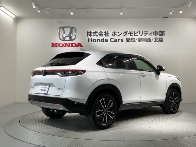 ヴェゼル ｅ：ＨＥＶＺ　Ｈ　ＳＥＮＳＩＮＧ　最長５年保証　ワンオ－ナ－　ナビＶＸＵ－２１５ＶＺｉ　ＴＶ　Ｒカメラ　ＣＤ録音　ＢＴオ－ディオＤＶＤ　ＥＴＣ　ＬＥＤライト　ＶＳＡ　シ－トヒ－タ－　アルミ　スマ－トキ－　スペアキ－（50枚目）