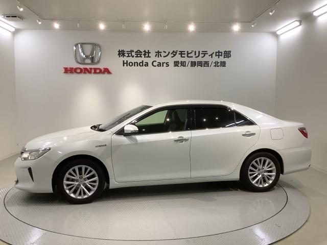 カムリ ハイブリッドレザーパッケージ　革シ－ト　１年保証　純正ナビ　ＴＶ　Ｒカメラ　ＣＤ録音　ＢＴオ－ディオ　ＤＶＤ　衝突軽減Ｂ　ＥＴＣ　ＨＩＤ　横滑り防止　シ－トヒ－タ－　電動シ－ト　クルコン　アルミ　スマ－トキ－　盗難防止装置　ＡＡＣ（50枚目）