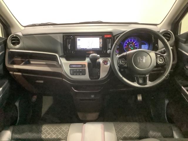 N-WGNカスタム G・ターボパッケージ 1年保証 ナビVXM-155VSi TV Rカメラ DVD ドラレコ HID VSA クルコン アルミ スマ-トキ- 盗難防止装置 整備記録簿 AAC スペアキ- ドアバイザ- ベンチシ-ト タ-ボ(8枚目)