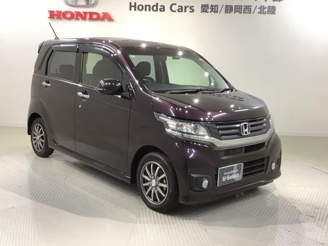 N-WGNカスタム G・ターボパッケージ 1年保証 ナビVXM-155VSi TV Rカメラ DVD ドラレコ HID VSA クルコン アルミ スマ-トキ- 盗難防止装置 整備記録簿 AAC スペアキ- ドアバイザ- ベンチシ-ト タ-ボ(52枚目)