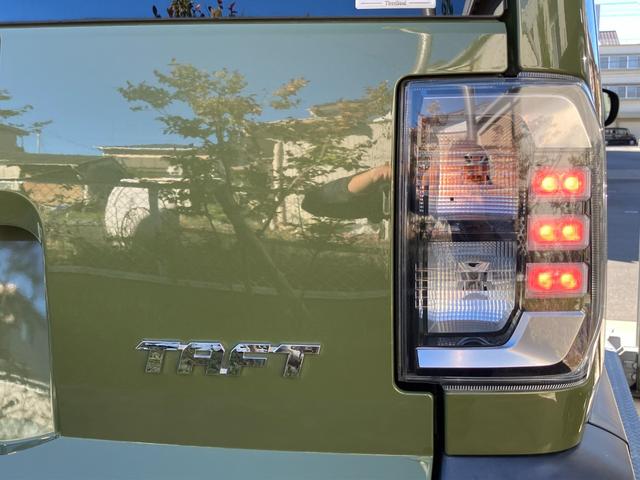 タフト G 15インチアルミホイール オートレベリング機能付フルLEDヘッドランプ LEDフォグランプ 本革巻ステアリングホイール 本革巻インパネセンターシフト TFTカラーマルチインフォメーションディスプレイ(17枚目)