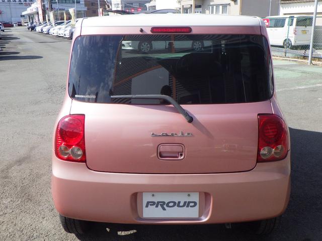 アルトラパン Ｘ　１年保証付　走行４６千Ｋｍ　前後ドライブレコーダー　純正オーディオ　ＣＤ再生　ラジオ　スマートキー　プッシュスタート　社外アルミホイール　電動格納ミラー　ウィンカーミラー　バニティミラー　ベンチシート（9枚目）