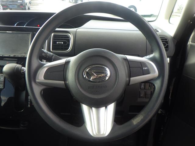 タント カスタムＸ　１年保証付　後期型　社外ナビ　ワンセグＴＶ　左側パワースライドドア　ＬＥＤヘッドライト　オートライト　スマートキー　プッシュスタート　社外アルミホイール　オートエアコン　電動格納ミラー　バニティミラー（14枚目）