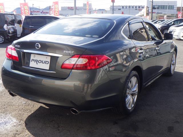 フーガ ２５０ＧＴ　１年保証付　純正ＨＤＤナビ　バックカメラ　ＥＴＣ　Ｂｌｕｅｔｏｏｔｈ　ＣＤ再生・録音　レザーシート　シートエアコン　シートヒーター　ステアリングスイッチ　オートライト　オートエアコン　フォグランプ（7枚目）