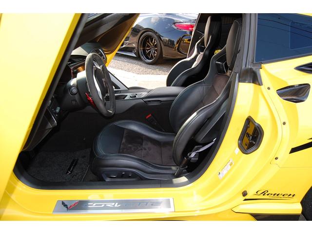 シボレーコルベット Ｚ５１　正規ディーラー車　ロエンフルエアロ　ディラーにてエイデル製ス－パーチャ－ジャー装備　ディーラにてガルウィング取付　特注メッキアルミホイール　Ｃ７専用カナード　コルベットらしいＣ７最終モデル（18枚目）