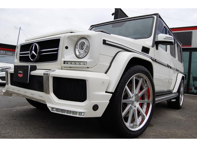 Ｇ６３　ＡＭＧ　ＡＭＧ６３デジーノエクスクルーシブ　ハイパーフォージー２２ＡＷ　Ｆスポイラー　社外テールランプ　ウィンカー社外サス　レーダーセーフティＰＫＧ　ハーマンカードン　ヒッチメンバー　サンルーフ(2枚目)