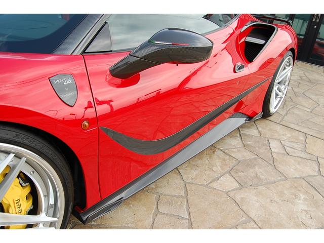 ４８８ＧＴＢ ベースグレード　マンソリーＳＩＲＡＣＵＳＡカスタム車両　ＧＴＢマンソリーシラクーサ　ＡＮＲＫＹ　ＡＮ３７　２１　２２インチ　ＦＲロベルタエアサス　Ｃａｐｒｉｓｔｏカーボンリアディフューザー　マフラー可変式（15枚目）