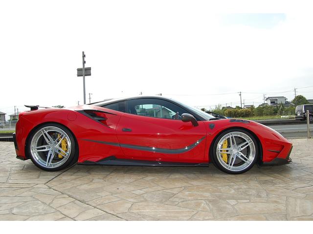 ４８８ＧＴＢ ベースグレード　マンソリーＳＩＲＡＣＵＳＡカスタム車両　ＧＴＢマンソリーシラクーサ　ＡＮＲＫＹ　ＡＮ３７　２１　２２インチ　ＦＲロベルタエアサス　Ｃａｐｒｉｓｔｏカーボンリアディフューザー　マフラー可変式（33枚目）