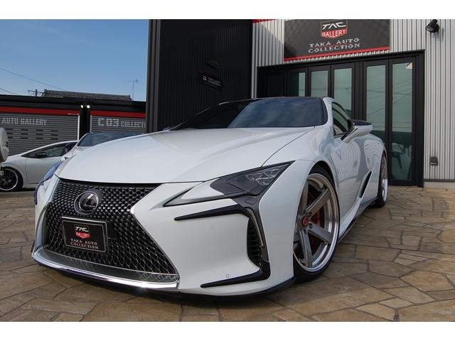 ＬＣ ＬＣ５００　Ｓパッケージ　ＴＲＤエアロ　フロントＲＯＷＥＮエクステンション　Ｒスポイラーアーティシャン　グノーシス２１インチＡＷ　ＲＳＲ車高調　アルカンターラコンビハーフレザーシート（2枚目）