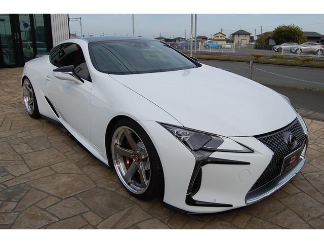 ＬＣ ＬＣ５００　Ｓパッケージ　ＴＲＤエアロ　フロントＲＯＷＥＮエクステンション　Ｒスポイラーアーティシャン　グノーシス２１インチＡＷ　ＲＳＲ車高調　アルカンターラコンビハーフレザーシート（4枚目）