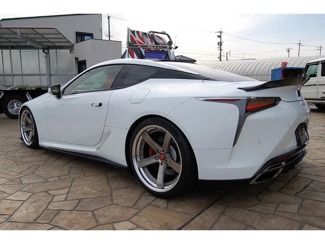 ＬＣ ＬＣ５００　Ｓパッケージ　ＴＲＤエアロ　フロントＲＯＷＥＮエクステンション　Ｒスポイラーアーティシャン　グノーシス２１インチＡＷ　ＲＳＲ車高調　アルカンターラコンビハーフレザーシート（8枚目）