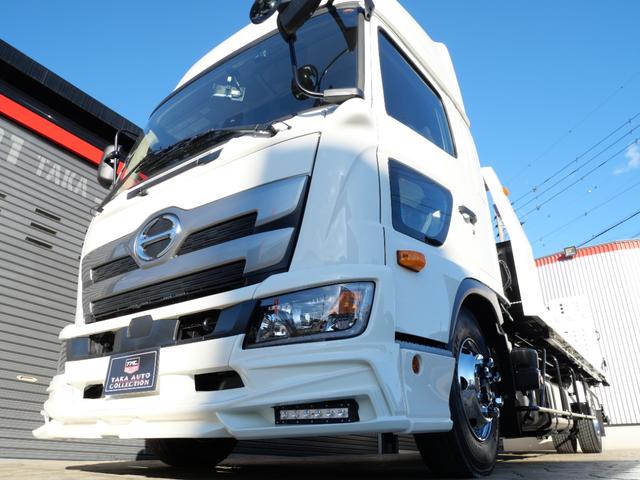 ヒノレンジャー 　ハイルーフ（標準キャブ）、ラバーマット付、ＥＴＣ２．０　ドラレコ　燃料タンク２００Ｌ　リアエアサス　遮光カーテン（ラウンド、センター、リア）、高機能シート（エアサス）、シートヒーター　フェイクレザー（15枚目）