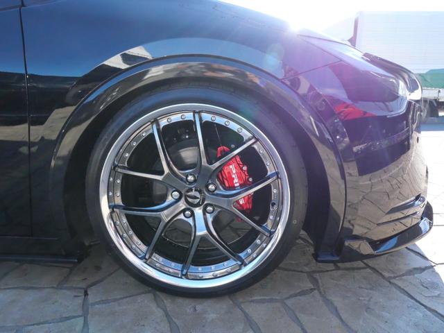 プリウス Ｚ　ＲＯＷＥＮフルエアロ／ルーフスポイラー／リアスポイラー／Ｆカーボンフード　ＡＩＭＧＡＩＮ／２０インチＧＴＭリバースリムハイバーブラック色　ＰＵＳＨ車高調　キャンディーキャリパーカバー　パノラマルーフ（46枚目）