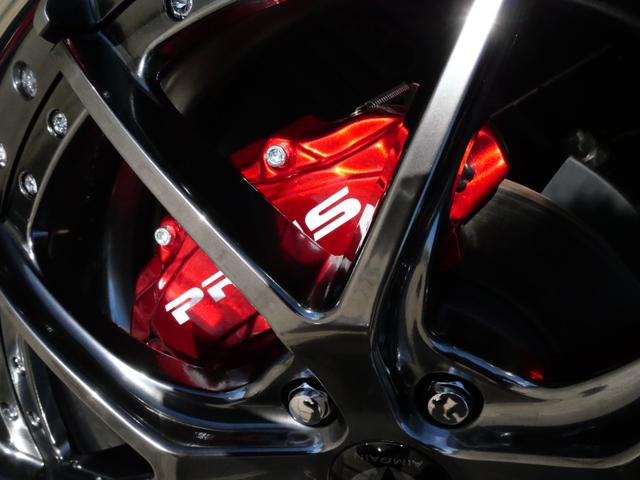 プリウス Ｚ　ＲＯＷＥＮフルエアロ／ルーフスポイラー／リアスポイラー／Ｆカーボンフード　ＡＩＭＧＡＩＮ／２０インチＧＴＭリバースリムハイバーブラック色　ＰＵＳＨ車高調　キャンディーキャリパーカバー　パノラマルーフ（48枚目）