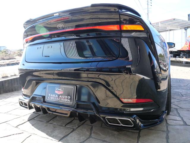 プリウス Ｚ　ＲＯＷＥＮフルエアロ／ルーフスポイラー／リアスポイラー／Ｆカーボンフード　ＡＩＭＧＡＩＮ／２０インチＧＴＭリバースリムハイバーブラック色　ＰＵＳＨ車高調　キャンディーキャリパーカバー　パノラマルーフ（58枚目）