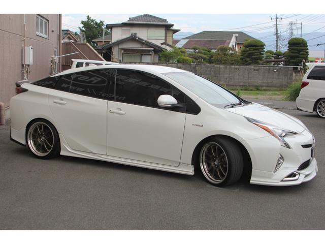 S WALDエアロパーツ WALDリアスポイラー WORKエモーションCR2P18インチ フルタップ式車高調 アルパインX9V大型ナビ ETC 社外コンビハンドル ドラレコ 革調シートカバー フロアマット(7枚目)