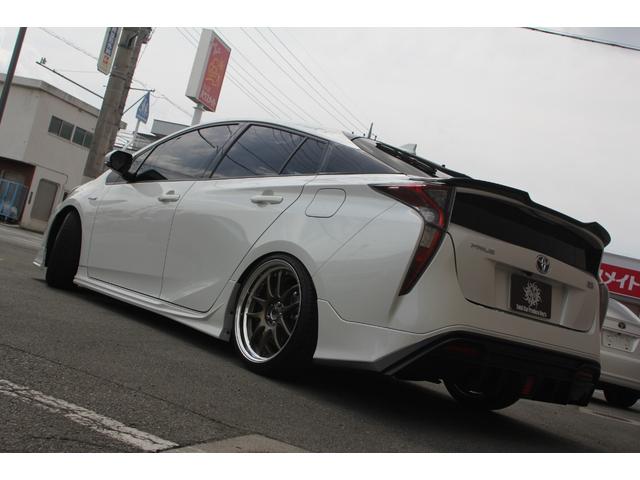 S WALDエアロパーツ WALDリアスポイラー WORKエモーションCR2P18インチ フルタップ式車高調 アルパインX9V大型ナビ ETC 社外コンビハンドル ドラレコ 革調シートカバー フロアマット(13枚目)