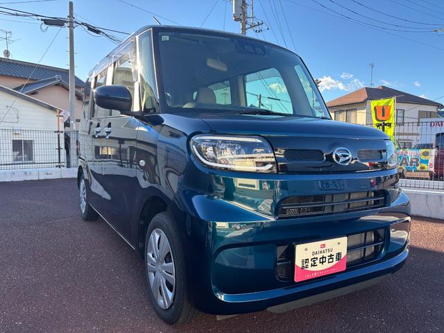 タント X 14インチフルホイールキャップ フルLEDヘッドランプ オート格納式カラードドアミラー 左側パワースライドドア TFTカラーマルチインフォメーションディスプレイ フルファブリックシート(3枚目)