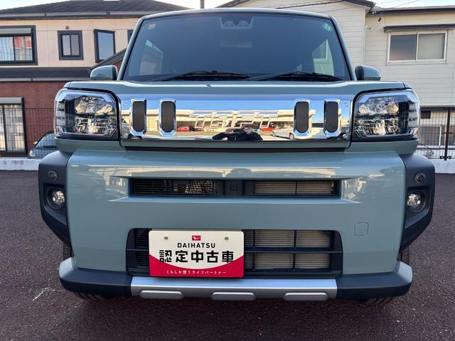 タフト G クロムベンチャー メッキドアアウターハンドル 15インチアルミホイール オートレベリング機能付フルLEDヘッドランプ LEDフォグランプ 本革巻ステアリングホイール 本革巻インパネセンターシフト(2枚目)