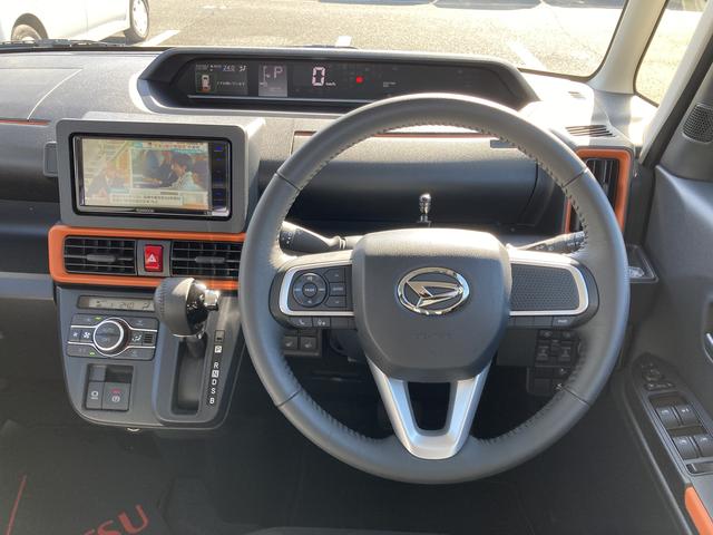 タント ファンクロスターボ　ナビ付　ナビ　１５インチアルミホイール　キーフリーシステム　プッシュボタンスタート　オートエアコン（プッシュ式）　フルＬＥＤヘッドランプ　オート格納式カラードドアミラー　本革巻ステアリングホイール（16枚目）