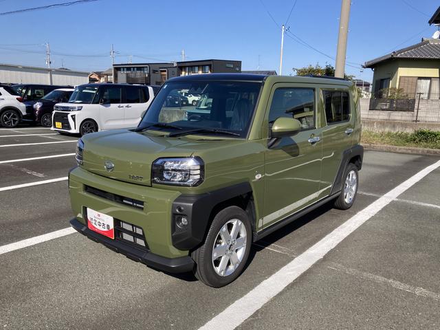 タフト Ｇ　ナビ付　ナビ　１５インチアルミホイール　オートレベリング機能付フルＬＥＤヘッドランプ　ＬＥＤフォグランプ　本革巻ステアリングホイール　本革巻インパネセンターシフト（6枚目）