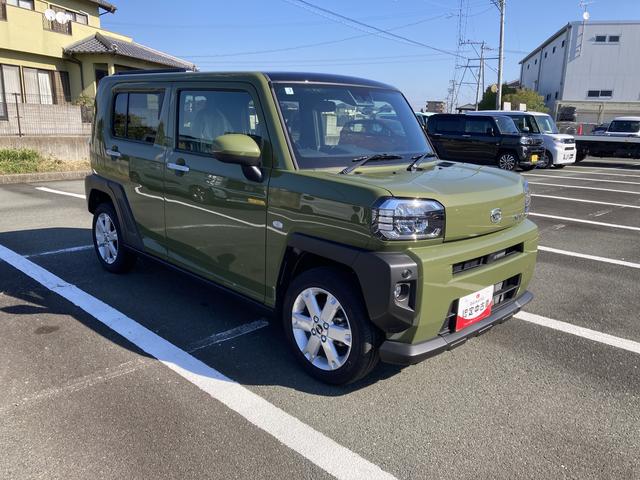 タフト Ｇ　ナビ付　ナビ　１５インチアルミホイール　オートレベリング機能付フルＬＥＤヘッドランプ　ＬＥＤフォグランプ　本革巻ステアリングホイール　本革巻インパネセンターシフト（7枚目）