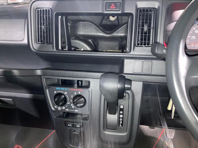 ハイゼットカーゴ クルーズＳＡＩＩＩ　４ＡＴ　電動格納式カラードドアミラー　スーパーＵＶＩＲカットガラス（フロントウィンドウ）　１２インチフルホイールキャップ　撥水フルファヴリックシート表皮　大型ＬＥＤ荷室灯　マニュアルエアコン（7枚目）