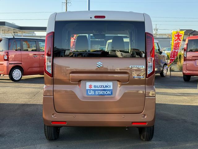 スペーシア HYBRID X オーディオレス 両側電動パワースライドドア オートライト スライドドア プッシュスタート オートエアコン アイドリングストップ 横滑り防止機能 衝突安全ボディ 盗難防止システム(3枚目)