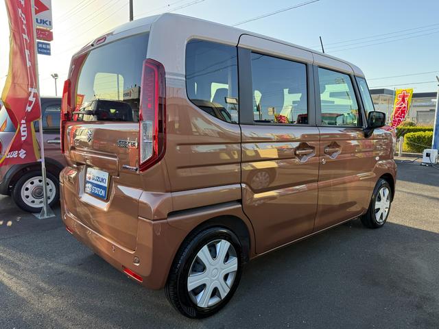 スペーシア HYBRID X オーディオレス 両側電動パワースライドドア オートライト スライドドア プッシュスタート オートエアコン アイドリングストップ 横滑り防止機能 衝突安全ボディ 盗難防止システム(8枚目)