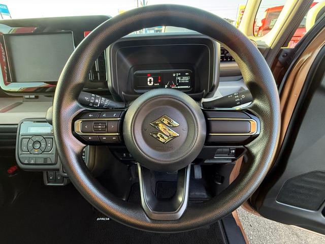 スペーシア HYBRID X オーディオレス 両側電動パワースライドドア オートライト スライドドア プッシュスタート オートエアコン アイドリングストップ 横滑り防止機能 衝突安全ボディ 盗難防止システム(16枚目)