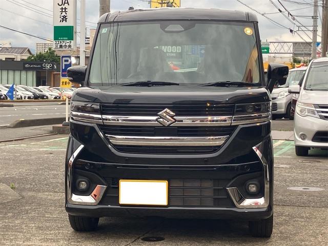 スペーシアカスタム ハイブリッドXS 両側電動スライドドア クリアランスソナー オートクルーズコントロール レーンアシスト 衝突被害軽減システム オートライト LEDヘッドランプ スマートキー アイドリングストップ 電動格納ミラー(2枚目)