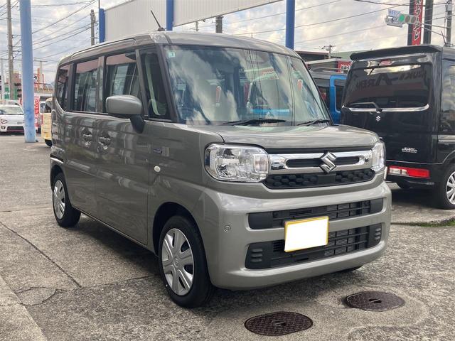 スペーシア ハイブリッドＧ　バックカメラ　オーディオディスプレー　両側スライドドア　クリアランスソナー　オートライト　ＬＥＤヘッドランプ　スマートキー　アイドリングストップ　電動格納ミラー　ベンチシート　ＣＶＴ　盗難防止システム（3枚目）