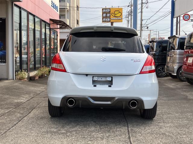 スイフトスポーツ ベースグレード　ドライブレコーダー　バックカメラ　ナビ　ＴＶ　オートクルーズコントロール　アルミホイール　スマートキー　ＣＶＴ　盗難防止システム　衝突安全ボディ　記録簿　ＡＢＳ　ＥＳＣ　ＣＤ　ＵＳＢ（6枚目）