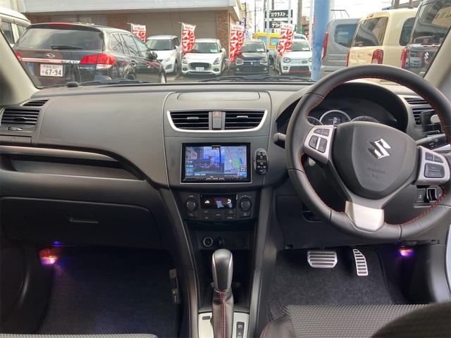 スイフトスポーツ ベースグレード　ドライブレコーダー　バックカメラ　ナビ　ＴＶ　オートクルーズコントロール　アルミホイール　スマートキー　ＣＶＴ　盗難防止システム　衝突安全ボディ　記録簿　ＡＢＳ　ＥＳＣ　ＣＤ　ＵＳＢ（47枚目）