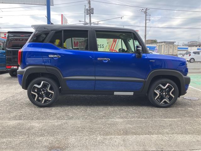 クロスビー ハイブリッドMZ クリアランスソナー オートクルーズコントロール レーンアシスト 衝突被害軽減システム LEDヘッドランプ アルミホイール スマートキー アイドリングストップ シートヒーター CVT 盗難防止システム(4枚目)