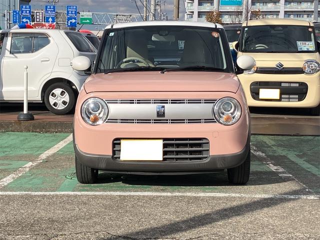 アルトラパン Ｘ　衝突被害軽減システム　ＨＩＤ　スマートキー　アイドリングストップ　電動格納ミラー　シートヒーター　ベンチシート　ＣＶＴ　盗難防止システム　ＡＢＳ　ＥＳＣ　ＣＤ　ミュージックプレイヤー接続可（2枚目）