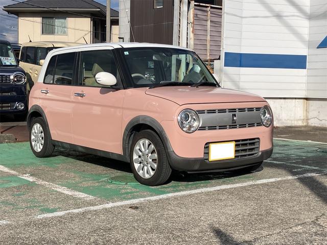 アルトラパン Ｘ　衝突被害軽減システム　ＨＩＤ　スマートキー　アイドリングストップ　電動格納ミラー　シートヒーター　ベンチシート　ＣＶＴ　盗難防止システム　ＡＢＳ　ＥＳＣ　ＣＤ　ミュージックプレイヤー接続可（3枚目）