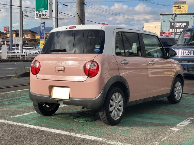 アルトラパン Ｘ　衝突被害軽減システム　ＨＩＤ　スマートキー　アイドリングストップ　電動格納ミラー　シートヒーター　ベンチシート　ＣＶＴ　盗難防止システム　ＡＢＳ　ＥＳＣ　ＣＤ　ミュージックプレイヤー接続可（5枚目）